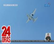 Aerial resupply o paghahatid ng suplay sa pamamagitan ng mga aircraft ang sinanay kanina sa Balikatan... na alternatibo raw kung harangin ang resupply mission sa dagat.&#60;br/&#62;&#60;br/&#62;&#60;br/&#62;24 Oras is GMA Network’s flagship newscast, anchored by Mel Tiangco, Vicky Morales and Emil Sumangil. It airs on GMA-7 Mondays to Fridays at 6:30 PM (PHL Time) and on weekends at 5:30 PM. For more videos from 24 Oras, visit http://www.gmanews.tv/24oras.&#60;br/&#62;&#60;br/&#62;#GMAIntegratedNews #KapusoStream&#60;br/&#62;&#60;br/&#62;Breaking news and stories from the Philippines and abroad:&#60;br/&#62;GMA Integrated News Portal: http://www.gmanews.tv&#60;br/&#62;Facebook: http://www.facebook.com/gmanews&#60;br/&#62;TikTok: https://www.tiktok.com/@gmanews&#60;br/&#62;Twitter: http://www.twitter.com/gmanews&#60;br/&#62;Instagram: http://www.instagram.com/gmanews&#60;br/&#62;&#60;br/&#62;GMA Network Kapuso programs on GMA Pinoy TV: https://gmapinoytv.com/subscribe
