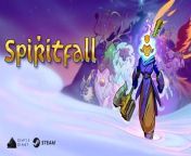 Watch the Spiritfall launch trailer for the fast-paced action roguelite game. Spiritfall&#39;s combat is inspired by platform fighters. Prepare to slash, smash, launch, and wall-splat a multitude of enemies using an ever-changing arsenal of divine powers.