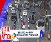Ilang tsuper ng jeep na &#39;di nag-consolidate, namasada pa rin kahit tapos na ang deadline para rito.&#60;br/&#62;&#60;br/&#62;&#60;br/&#62;State of the Nation is a nightly newscast anchored by Atom Araullo and Maki Pulido. It airs Mondays to Fridays at 10:30 PM (PHL Time) on GTV. For more videos from State of the Nation, visit http://www.gmanews.tv/stateofthenation.&#60;br/&#62;&#60;br/&#62;#GMAIntegratedNews #KapusoStream #BreakingNews&#60;br/&#62;&#60;br/&#62;Breaking news and stories from the Philippines and abroad:&#60;br/&#62;GMA Integrated News Portal: http://www.gmanews.tv&#60;br/&#62;Facebook: http://www.facebook.com/gmanews&#60;br/&#62;TikTok: https://www.tiktok.com/@gmanews&#60;br/&#62;Twitter: http://www.twitter.com/gmanews&#60;br/&#62;Instagram: http://www.instagram.com/gmanews&#60;br/&#62;&#60;br/&#62;GMA Network Kapuso programs on GMA Pinoy TV: https://gmapinoytv.com/subscribe