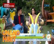 Dinosaur, bumisita sa Unang Hirit?! &#60;br/&#62;&#60;br/&#62;Mga naglalakihan at gumagalaw na dinosaurs ang puwedeng maging playmate ng mga chikiting! Panoorin ang video.&#60;br/&#62;&#60;br/&#62;Hosted by the country’s top anchors and hosts, &#39;Unang Hirit&#39; is a weekday morning show that provides its viewers with a daily dose of news and practical feature stories.&#60;br/&#62;&#60;br/&#62;Watch it from Monday to Friday, 5:30 AM on GMA Network! Subscribe to youtube.com/gmapublicaffairs for our full episodes.&#60;br/&#62;