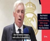 Carlo Ancelotti &amp; Nacho highlight key moments in Real Madrid&#39;s record-extending 36th LaLiga title win