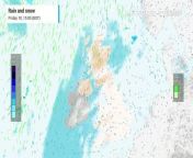 UK rain and snow forecast