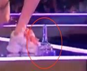 Nemo smashed their Eurovision Song Contest trophy after their winner&#39;s performance.Source: Eurovision Song Contest, BBC