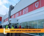 Cardiff airport has taken a massive blow after losing its sole direct flights to Paris Orly.
