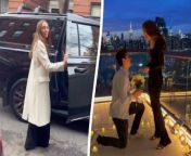 A loved-up man planned a treasure hunt around New York to pop the question to his girlfriend. &#60;br/&#62;&#60;br/&#62;Ben Cohen, 33, told his partner, Lexi Tobin, 26, he was on a business trip in North Carolina, US, on March 2, 2023.&#60;br/&#62;&#60;br/&#62;But instead he planned an elaborate hunt with seven clues - which resulted in her finding him with an engagement ring at the end of it.