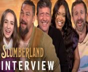 The cast of Netflix&#39;s “Slumberland,” including Jason Momoa, Kyle Chandler, Chris O’Dowd, Weruche Opia, and Marlow Barkley, as well as director Francis Lawrence, sat down with CinemaBlend’s Managing Editor Sean O’Connell to discuss the film’s amazing visuals, Jason Momoa’s playful nature, and much, much more.