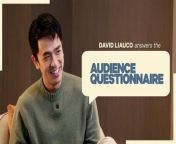 Chick flicks are the go-to feel-good movies for Pambansang Ginoo David Licauco. Find out more about David and the television shows and movies he loves as he answers the &#39;Audience Questionnaire.&#39;