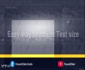 2. 2- Easy way to adjust Text size from story text
