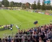 Newcastle Jets celebrate their crucial win over Melbourne Victory in A-League Women at No.2 Sportsground &#124; March 23, 2024