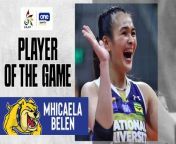 UAAP Player of the Game Highlights: Bella Belen provides the bite for Lady Bulldogs vs. Tigresses from bella edora gersang
