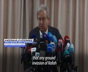 United Nations chief Antonio Guterres defends the UN agency for Palestinian refugees, UNRWA, describing it as the &#92;