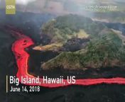Hawaii&#39;s Kilauea volcano has been pouring lava into the ocean. Gas emissions from the fissure eruption and at the ocean entry continue to be very high.