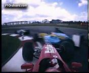 F1 2003 Malaysia Start First Lap Onboard Schumacher from super bowl halftime show 2003