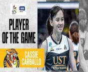 UAAP Player of the Game Highlights: Cassie Carballo orchestrates UST's demolition of NU from hindi nu song