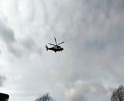 An air ambulance has responded to an emergency incident in Worthing