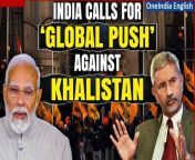 External Affairs Minister S Jaishankar urged foreign authorities to take action against Khalistani activists targeting Indian missions, emphasizing diplomatic norms&#39; importance. He condemned violent acts like embassy smoke bomb attacks, stressing they&#39;re not covered by freedom of speech. India has urged nations like Australia, Canada, the UK, and the US to hold culprits accountable for attacks on its diplomatic premises. &#60;br/&#62; &#60;br/&#62;#India #Khalistan #KhalistanIndia #Canada #US #UK #Australia #PMModi #SJaishankar #Jaishankarnews #Khalistannews #Worldnews #Oneindia #Oneindianews &#60;br/&#62;~ED.101~