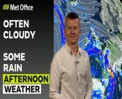 Lots of clouds, some sunny breaks. Low pressure to the south brings chillier weather than temperature suggests – This is the Met Office UK Weather forecast for the afternoon of 09/03/24. Bringing you today’s weather forecast is Greg Dewhurst.