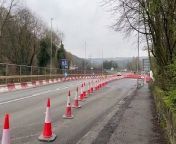The roundabout that is part of the A629 works is now in use.