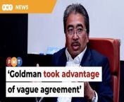 Asset recovery taskforce chairman Johari Ghani says the ambiguities impede Putrajaya’s rights to collect a US&#36;1.4 billion guarantee from the bank.&#60;br/&#62;&#60;br/&#62;Read More:&#60;br/&#62;https://www.freemalaysiatoday.com/category/nation/2024/03/01/vague-1mdb-agreement-allows-goldman-sachs-to-escape-obligation-says-johari/&#60;br/&#62;&#60;br/&#62;Laporan Lanjut:&#60;br/&#62;https://www.freemalaysiatoday.com/category/bahasa/tempatan/2024/03/01/perjanjian-pemulihan-aset-1mdb-dengan-goldman-sachs-tak-terperinci/&#60;br/&#62;&#60;br/&#62;Free Malaysia Today is an independent, bi-lingual news portal with a focus on Malaysian current affairs.&#60;br/&#62;&#60;br/&#62;Subscribe to our channel - http://bit.ly/2Qo08ry&#60;br/&#62;------------------------------------------------------------------------------------------------------------------------------------------------------&#60;br/&#62;Check us out at https://www.freemalaysiatoday.com&#60;br/&#62;Follow FMT on Facebook: https://bit.ly/49JJoo5&#60;br/&#62;Follow FMT on Dailymotion: https://bit.ly/2WGITHM&#60;br/&#62;Follow FMT on X: https://bit.ly/48zARSW &#60;br/&#62;Follow FMT on Instagram: https://bit.ly/48Cq76h&#60;br/&#62;Follow FMT on TikTok : https://bit.ly/3uKuQFp&#60;br/&#62;Follow FMT Berita on TikTok: https://bit.ly/48vpnQG &#60;br/&#62;Follow FMT Telegram - https://bit.ly/42VyzMX&#60;br/&#62;Follow FMT LinkedIn - https://bit.ly/42YytEb&#60;br/&#62;Follow FMT Lifestyle on Instagram: https://bit.ly/42WrsUj&#60;br/&#62;Follow FMT on WhatsApp: https://bit.ly/49GMbxW &#60;br/&#62;------------------------------------------------------------------------------------------------------------------------------------------------------&#60;br/&#62;Download FMT News App:&#60;br/&#62;Google Play – http://bit.ly/2YSuV46&#60;br/&#62;App Store – https://apple.co/2HNH7gZ&#60;br/&#62;Huawei AppGallery - https://bit.ly/2D2OpNP&#60;br/&#62;&#60;br/&#62;#FMTNews #JohariGhani #1MDB #GoldmanSachs