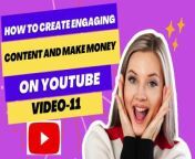 #YouTubeTips #ContentCreation #MakeMoneyOnline #YouTubeSuccess #DigitalMarketing #ContentMonetization&#60;br/&#62;&#60;br/&#62;Welcome to our channel, dedicated to helping you earn money and learn new skills from the comfort of your own home. We provide a variety of resources and tutorials on topics such as online earning opportunities, digital marketing, social media marketing, internet marketing, and distance education. Our goal is to empower you to take control of your financial future and expand your knowledge and expertise through online learning. Whether you&#39;re looking to supplement your income or start a new career, we have the tools and information you need to succeed. Join us on this journey to financial freedom and lifelong learning and earning.&#60;br/&#62;&#60;br/&#62;About Course:–Creating captivating content is key to attracting viewers and growing your YouTube channel. In this tutorial, we’ll delve into the art of creating engaging videos that keep your audience hooked. Learn proven techniques, storytelling tips, and video editing tricks to enhance the quality of your content and increase your chances of making money on YouTube.&#60;br/&#62; Ready to take your YouTube game to the next level? In this video, we&#39;ve got the ultimate guide on creating engaging content that not only captivates your audience but also puts money in your pocket! &#60;br/&#62;&#60;br/&#62; Whether you&#39;re a seasoned content creator or just starting out, we&#39;ve got tips, tricks, and strategies to help you stand out in the crowded world of YouTube. From brainstorming killer content ideas to mastering the art of audience engagement, this video covers it all!&#60;br/&#62;&#60;br/&#62; Topics Covered:&#60;br/&#62;1️⃣ Content Ideation: Learn how to generate fresh, exciting ideas that resonate with your target audience. Discover the secrets to staying relevant and creating content that people can&#39;t resist clicking on.&#60;br/&#62;&#60;br/&#62;2️⃣ Video Production Tips: Dive into the nitty-gritty of video creation. From filming techniques to editing hacks, we&#39;ve got the lowdown on producing high-quality, visually appealing content that keeps viewers coming back for more.&#60;br/&#62;&#60;br/&#62;3️⃣ Audience Engagement Strategies: Uncover the keys to building a loyal fanbase. Find out how to connect with your audience, encourage likes, comments, and shares, and turn casual viewers into dedicated subscribers.&#60;br/&#62;&#60;br/&#62;4️⃣ SEO and Discoverability: Understand the importance of Search Engine Optimization (SEO) on YouTube. Learn how to optimize your video titles, descriptions, and tags to increase visibility and attract a broader audience.&#60;br/&#62;&#60;br/&#62; But that&#39;s not all! We&#39;ll also delve into the lucrative side of YouTube - making money! &#60;br/&#62;&#60;br/&#62;5️⃣ Monetization Methods: Explore various ways to monetize your YouTube channel, from ad revenue to sponsored content. Get insights into affiliate marketing and other income streams that can turn your passion into a profitable venture.&#60;br/&#62;&#60;br/&#62;6️⃣ Building a Brand: Elevate your YouTube presence into a brand that resonates with both viewers and potential sponsors.