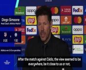 Diego Simeone feels his side responded perfectly to being underdogs by beating Inter on penalties