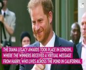 Prince Harry Calls Diana Legacy Award Winners After Prince William Leaves