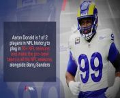Considered one of the greatest players of all-time, Aaron Donald has called time on his NFL career