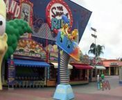 On June 1, 2013, Universal Orlando debuted Springfield Fast Food Boulevard, the theme park expansion near The Simpsons Ride, including Moe&#39;s Tavern, Krusty Burger, the Frying Dutchman, Cletus&#39; Chicken Shack, Luigi&#39;s Pizza, The Android&#39;s Dungeon, Lard Lad doughnuts and more.