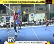Twelfth of Indian Association Sharjah The volleyball match has started