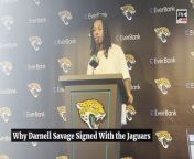 Why Darnell Savage Signed With the Jaguars from savage love song download