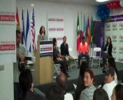 [see below for uncut version] Congressman Xavier Becerra (D - CA) Laughs When Someone from Ari David for Congress Suggests Opening an Immigration Rally With The Pledge of Allegiance. The Congressman lied about this incident here http://www.youtube.com/watch?v=pkfsNC... saying the &#92;
