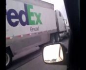 FedEx made the news again. Check this idiot driver.