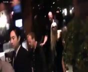 One of Gaga&#39;s bodyguards blocked the street with a brand new Rolls Royce. That&#39;s when her driver almost hit a fan in the street. The pedestrian called the cops and the driver&#39;s SUV was pulled over. Cops spent quite a while questioning the driver while Gaga sat in the backseat