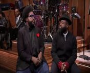 The Roots&#39; Questlove and Tariq reenact a scene between Jasmine and Nick from The Bachelor.