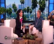 The stunning actress told Ellen all about her dog&#39;s surprising sweet tooth, and her daughter&#39;s slimy new sales pitch.