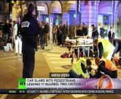 A man shouts &#39;Allahu Akbar&#39; before driving into crowds of pedestrians in the French city of Dijon - leaving eleven injured and 2 in a critical condition.