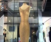 The dress worn by Marilyn Monroe when she sang &#39;Happy Birthday, Mr President&#39; to President Kennedy in 1962 is to go under the hammer.