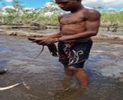 In Papua, during the dry season, fish are abundant