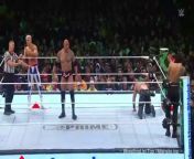 The Rock & Roman Reigns vs Cody Rhodes & Seth Rollins - WWE WrestleMania 40 Night 1 Full Match HD from wwe 2k18 entrances