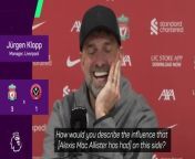 Klopp shows extreme pride in Mac Allister from mac video