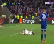 Lyon scored a 106th-minute penalty to beat Brest 4-3 in a game that provided an incredible finish.
