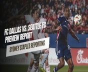FC DALLAS/SEATTLE SOUNDERS FC PREVIEW ⚽️&#60;br/&#62;&#60;br/&#62;Dallas and Seattle have matched up 45 times&#60;br/&#62;Dallas&#39; all-time record vs. the Sounders is 12-21-12&#60;br/&#62;&#60;br/&#62;