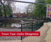The Prime Mininster&#39;s Town Tsar Adam Hawksbee has visited Skegness to discuss how the latest round of £20 million government Levelling Up funding should be spent.