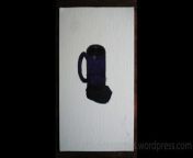 An acrylic painting, of a coffee mug. Original image. Painted by Scott Snider. Uploaded 04-19-2024.