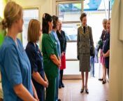 Princess Anne visits Bronglais Hospital from princess vore