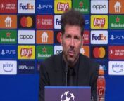 Simeone disappointed after Atletico Madrid quarter final UCL exit at Dortmund&#60;br/&#62;&#60;br/&#62;SIGNAL IDUNA PARK, Dortmund, Germany