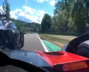 WEC 2024 6H Imola Race Both Ferraris Close Call Mustang Onboards from boudu de call