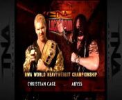 TNA Lockdown 2006 - Abyss vs Christian Cage (Six Sides Of Steel Match, NWA World Heavyweight Championship) from ronaldinho 2006