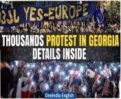 Thousands of Georgians flooded the streets of Tbilisi in vehement opposition to a proposed bill dubbed &#92;