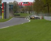 Ferrari Challenge UK 2024 Brands Hatch Qualifying 2 Pillai Big Crash from hatch magnolia